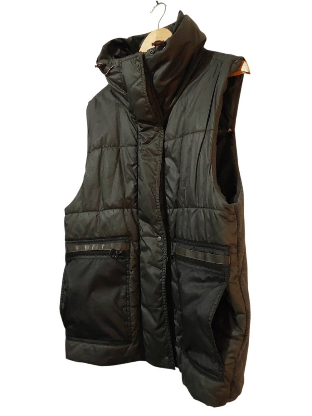 Adidas x Stella McCartney Lightweight Puffer Vest Gilet Green Utility/Luxury - L - Picture 3 of 13